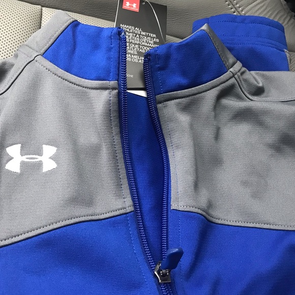 Under Armour Boys Soccer Track Jacket Youth Small - Picture 3 of 7